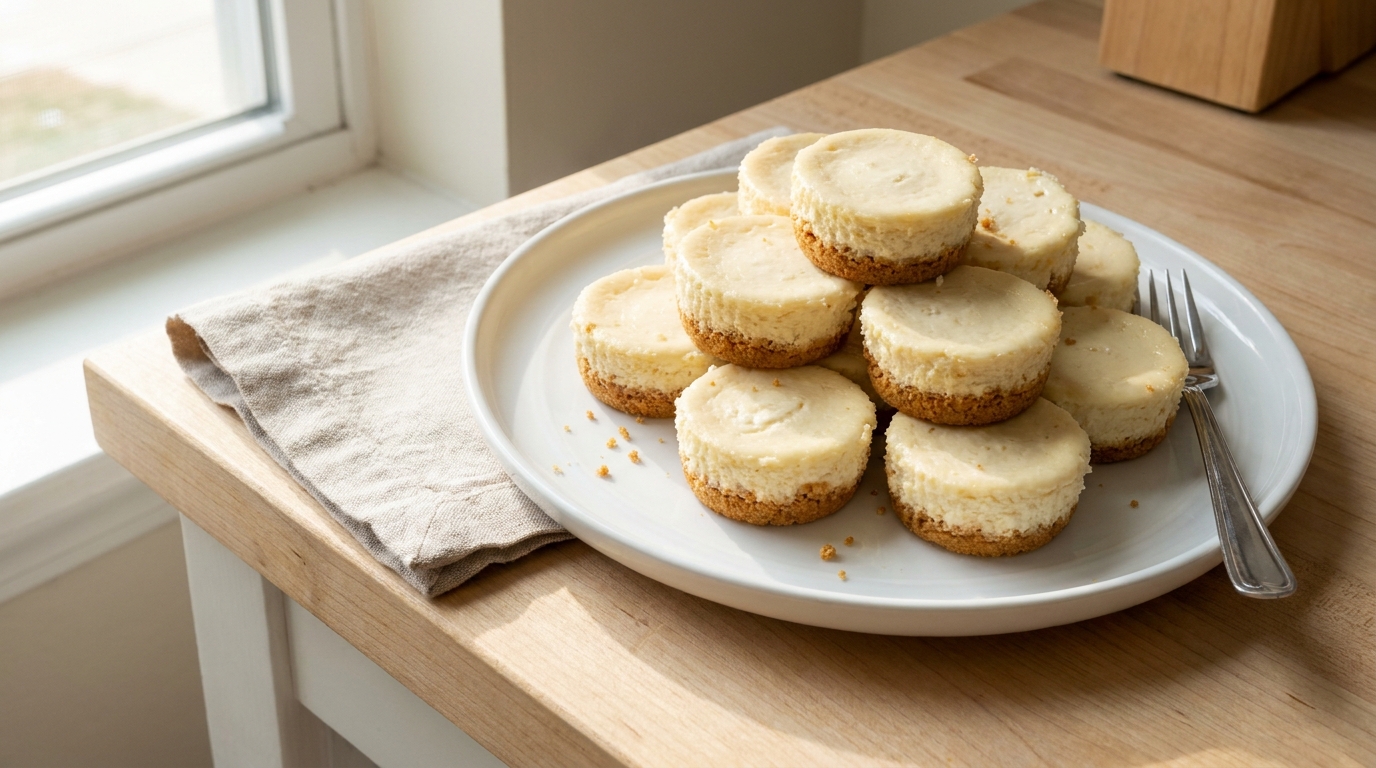 Cottage Cheese Cheesecake Bites