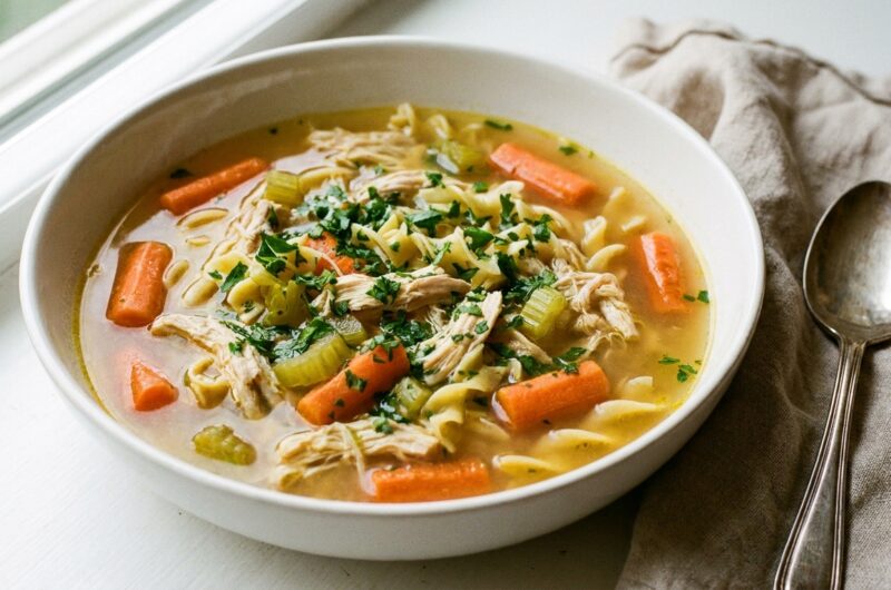 Crockpot Chicken Noodle Soup
