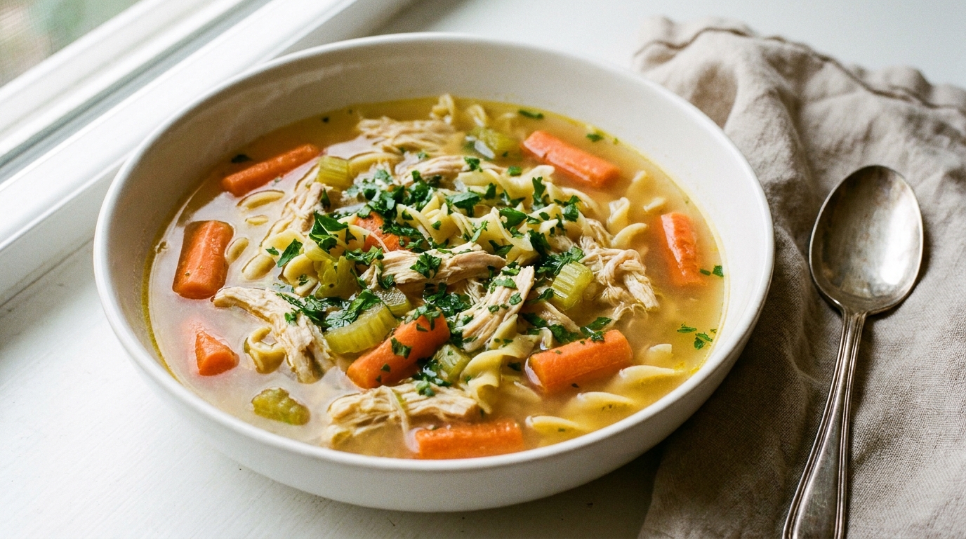 Crockpot Chicken Noodle Soup