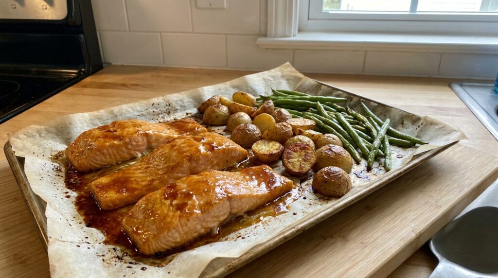 Baked Salmon Dinner