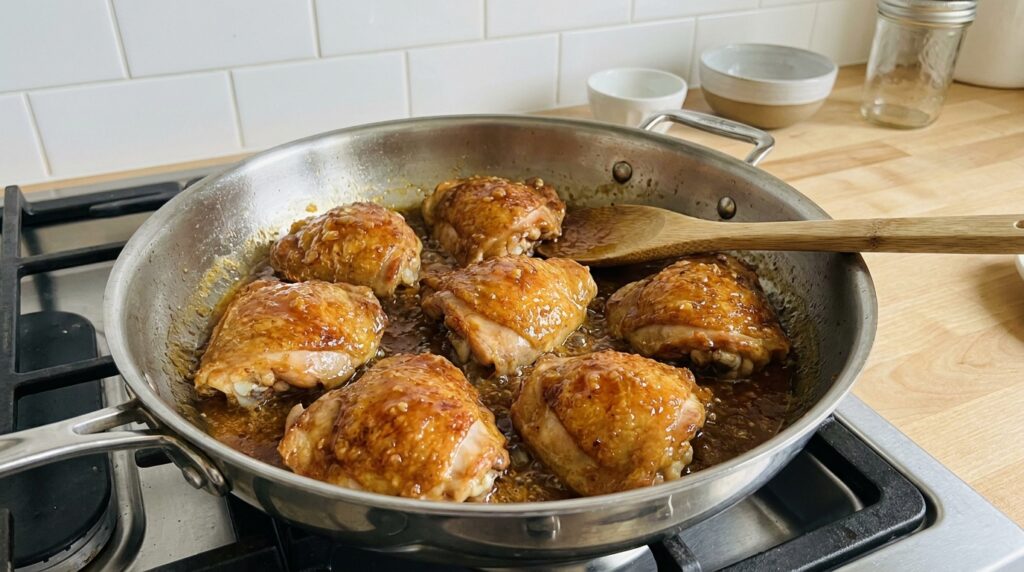 Honey Garlic Chicken Thighs