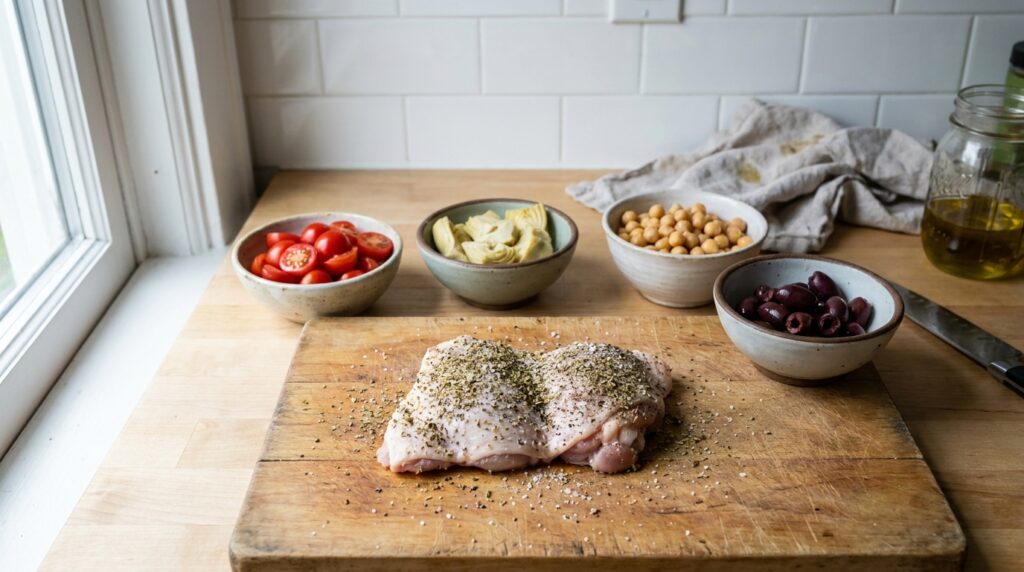 Mediterranean Chicken Dinner