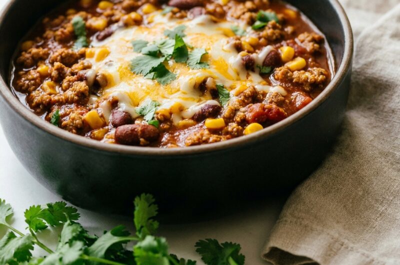 High-Protein Turkey Chili