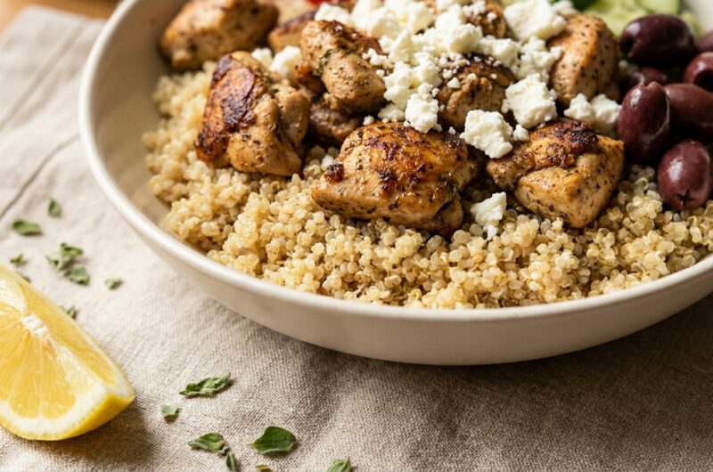 High-Protein Greek Chicken Bowl