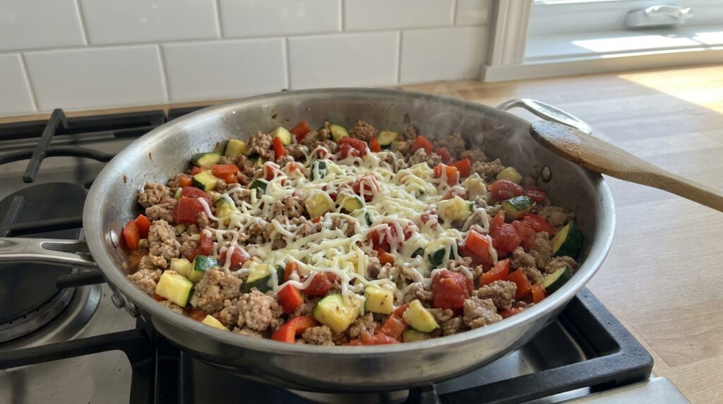 Ground Turkey Skillet Dinner