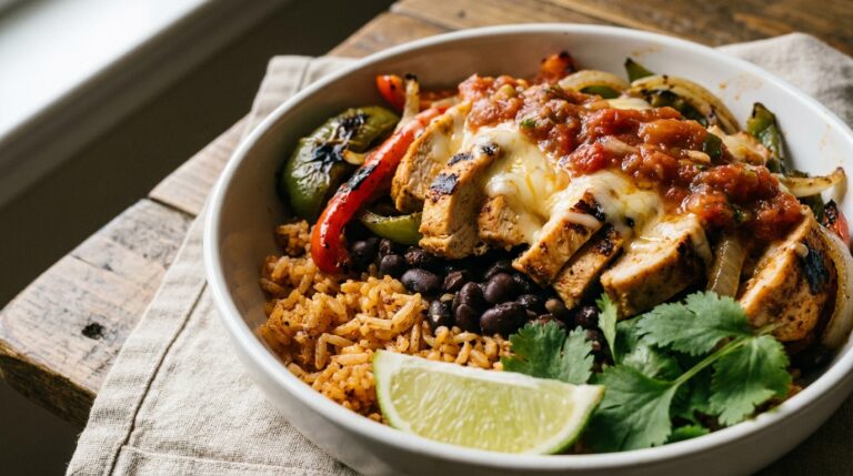 High-Protein Chicken Fajita Bowl