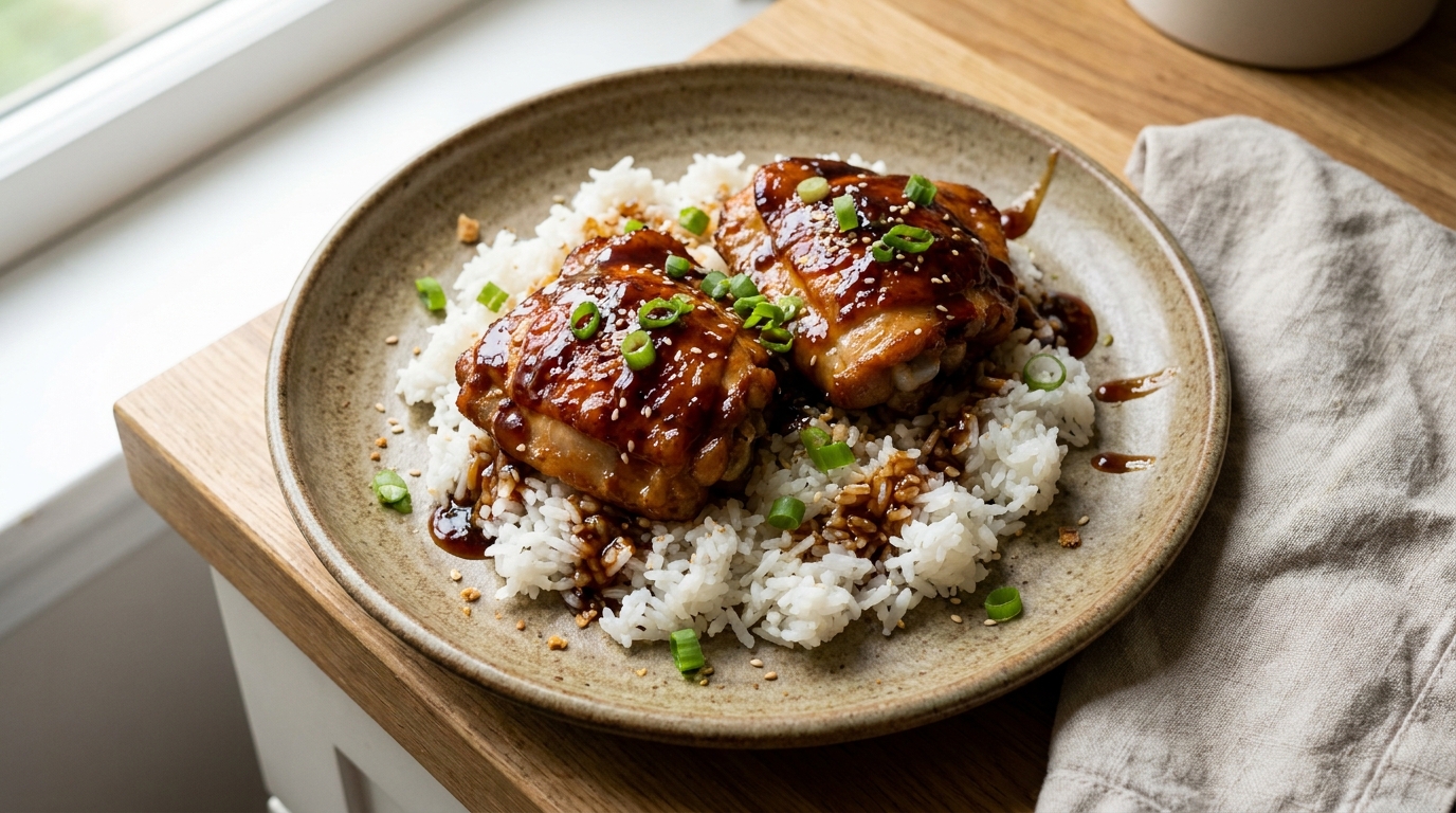 Honey Garlic Chicken Thighs