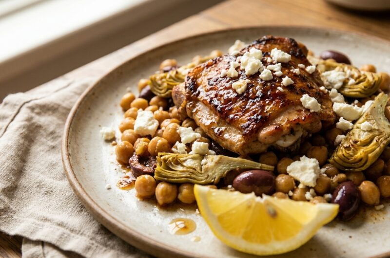 High-Protein Mediterranean Chicken Dinner