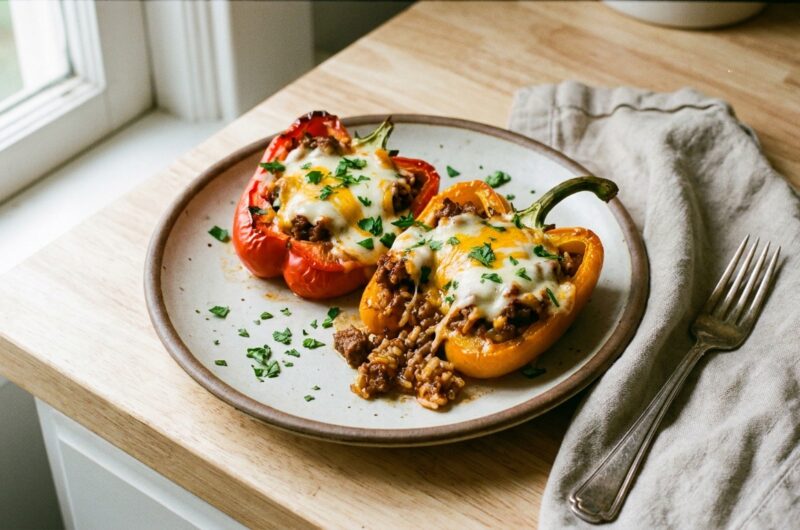 High-Protein Stuffed Bell Peppers