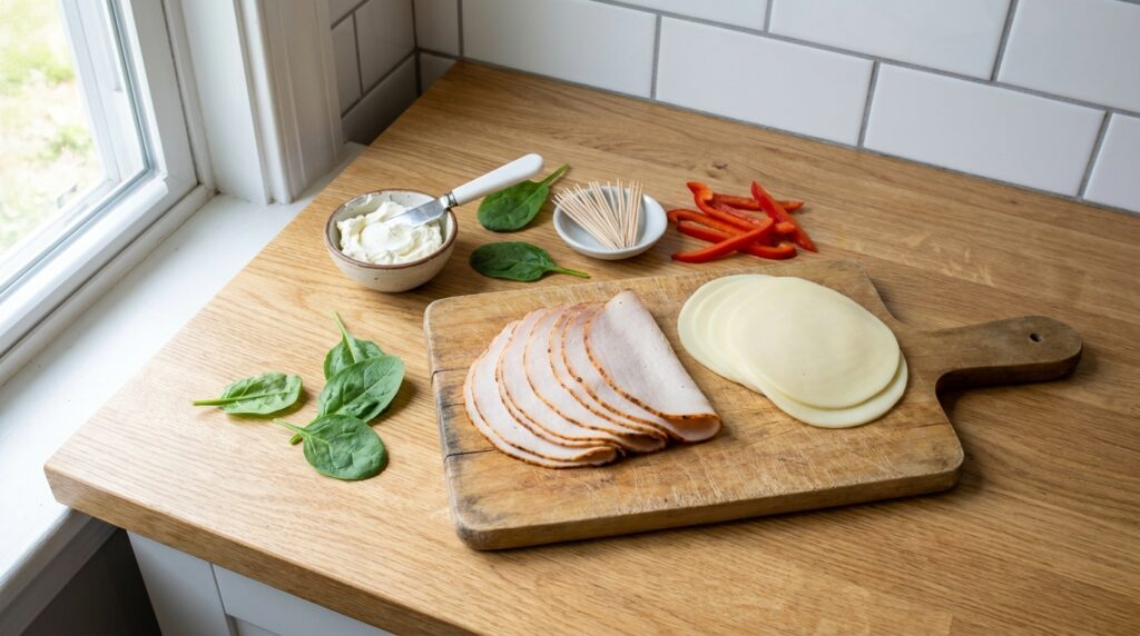 Turkey Cheese Roll-Ups