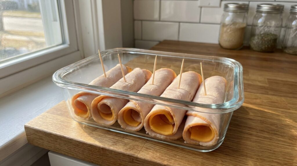 Turkey Cheese Roll-Ups